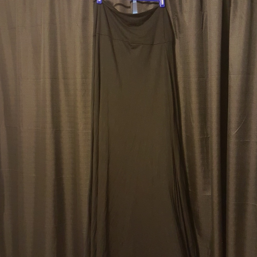 Black maxi skirt